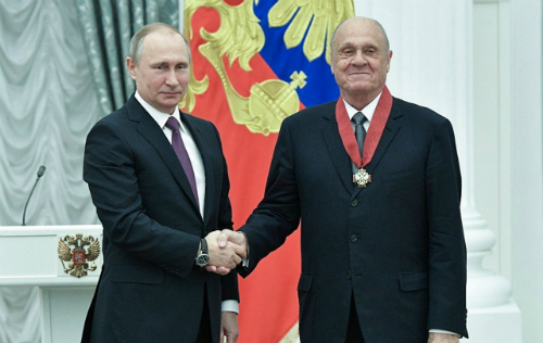 Владимир Путин и Владимир Меньшов