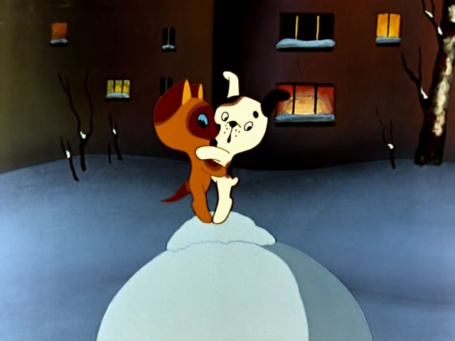Кадр из мультфильма "Котенок по имени Гав"